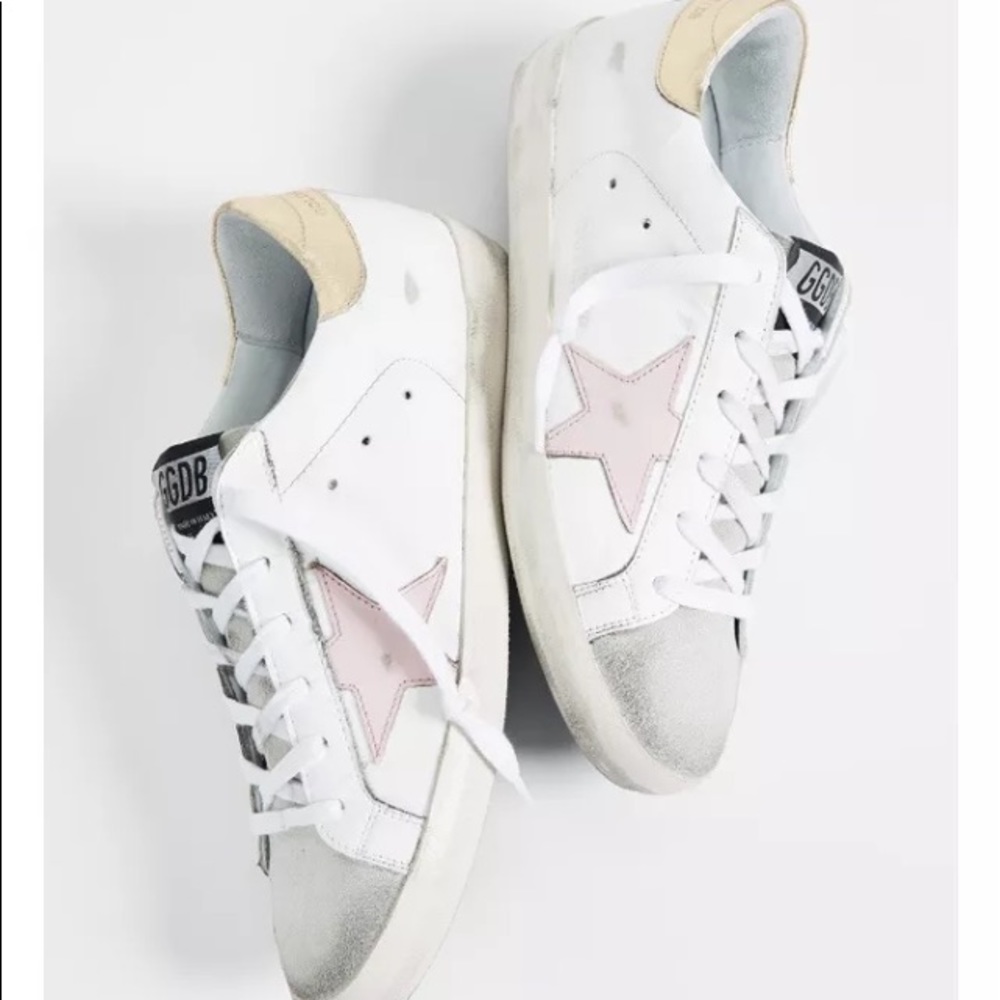 🌺 SOLD 🌺 Golden Goose Super Star ~ White/Pink 38